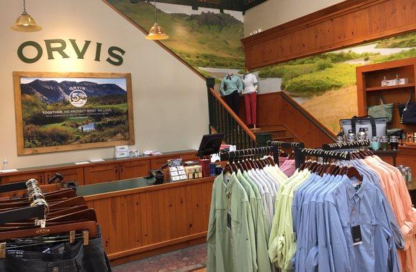 Orvis counter.