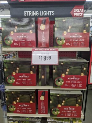 Great price on string lights!