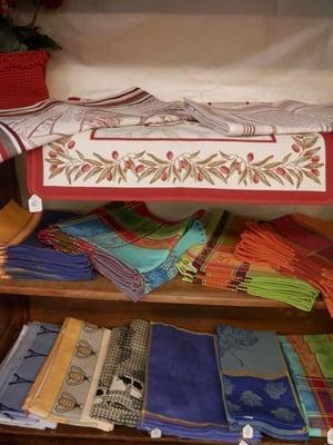 Our new line of French linens will add color and style to any kitchen!