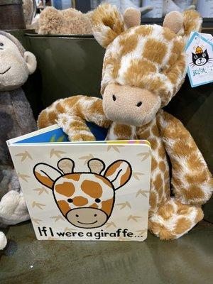 We have Jellycat! The softest lovies in the world--most have coordinating books. Perfect gift for any child!