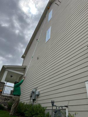 We can reach extremely high to keep bugs away from your home.