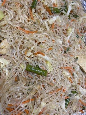 Pancit Bihon... really fresh. Half tray can easily feed a family with LOTS of leftovers. Well worth it.