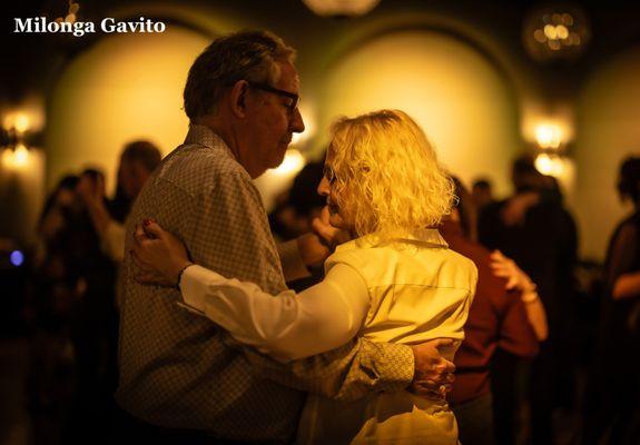 Dancing at Milonga Gavito!