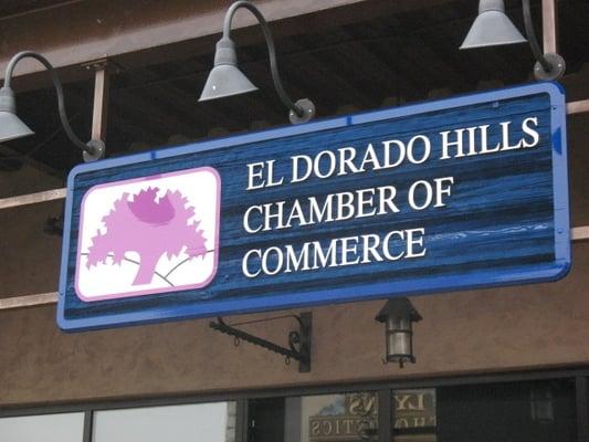 El Dorado Hills Chamber of Commerce Office Sign