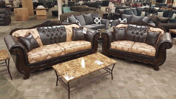 2pc Sofa and Loveseat $1199.99