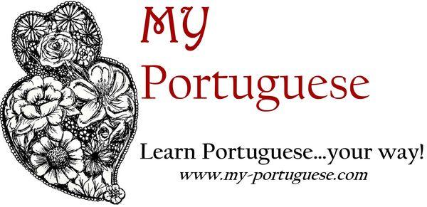 Logo for Online Portuguese school. Artwork by Catarina Cruzeiro