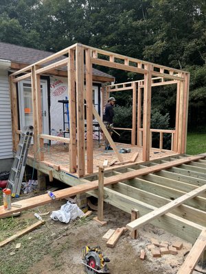 Addition sunroom