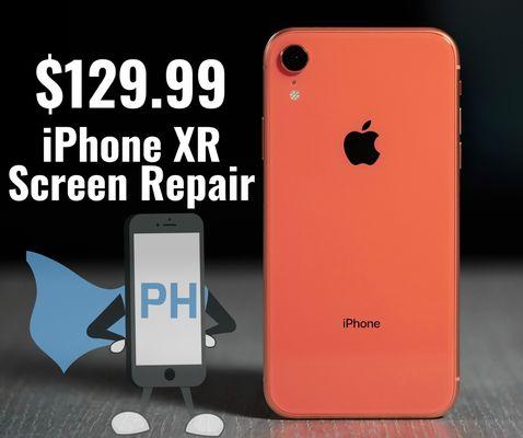 iPhone Xr screen replacement. Best price in town!