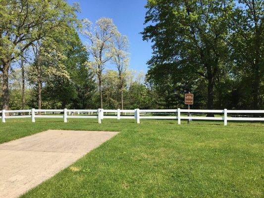 A prairie cemetery on the path