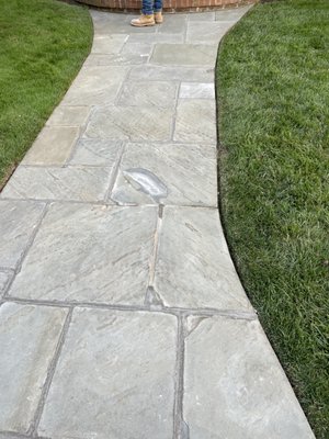 Flagstone repair