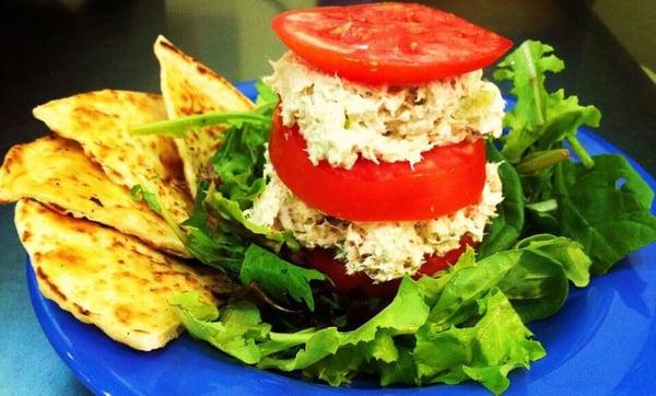 Stacked tuna salad