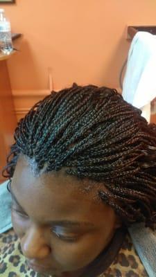 Micro with wet and weave