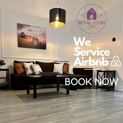 Bethel Clean Oasis service Airbnb's on a recurring basis.