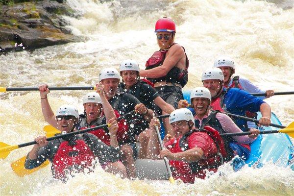 White water rafting on the Menominee River