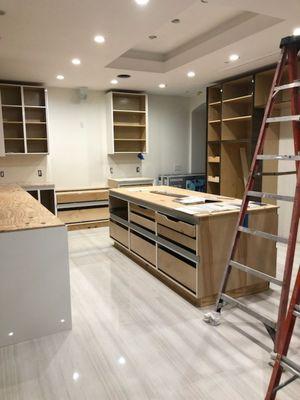 Kitchen is almost done 
Anaheim ca