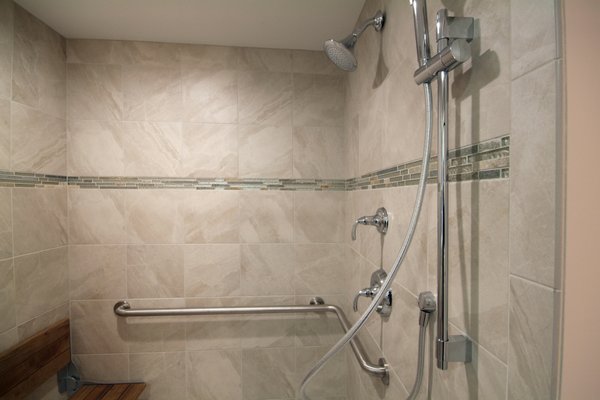 Looking for a shower upgrade to accommodate a wheelchair or walked, we have the experience and expertise to do that.