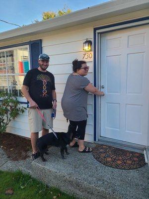 Our family on our move in day!