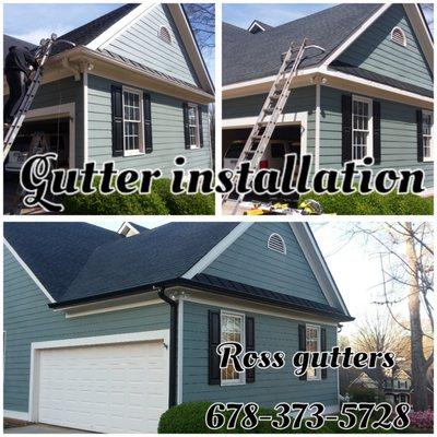 Gutter installation