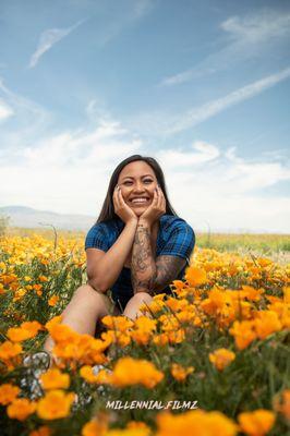 Poppy fields with Ellie