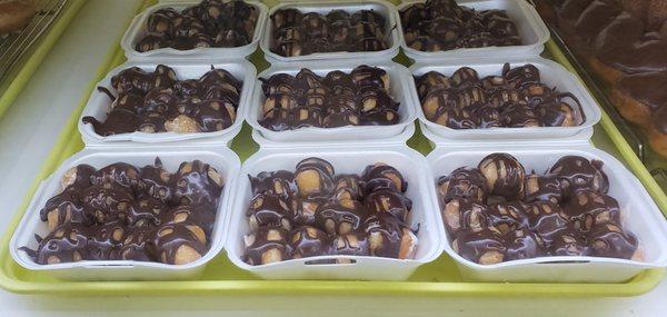 Chocolate Covered Donut Holes