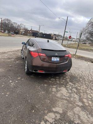 The disrespectful store clerk car