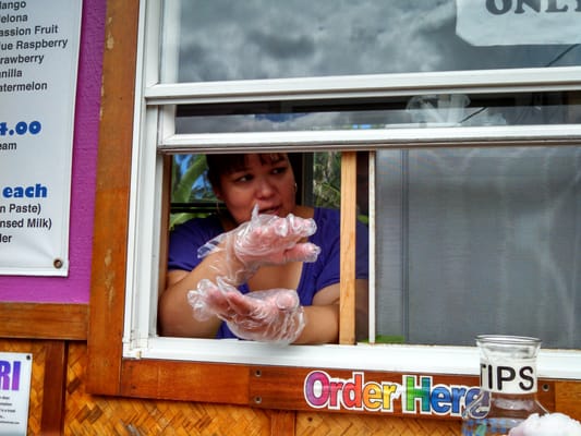 Trust me, the Shave Ice is bigger than that.