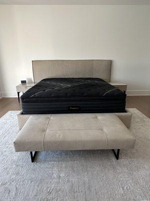 Gamma bedding, beauty rest black mattress