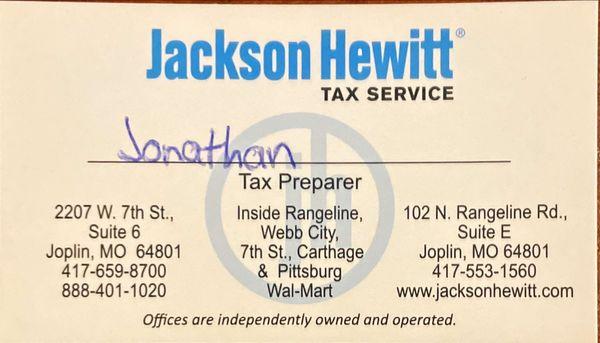 Jackson Hewitt Tax Service