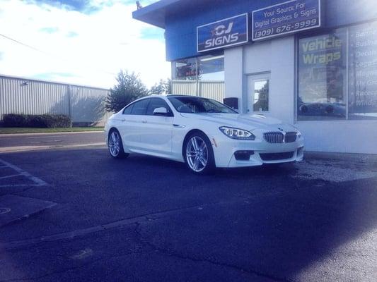 Window Tinting on BMW M6 Gran Coupe