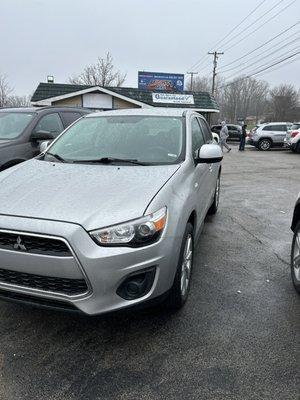 Vehicle we purchased ! 2015 Mitsubishi outlander sport!!