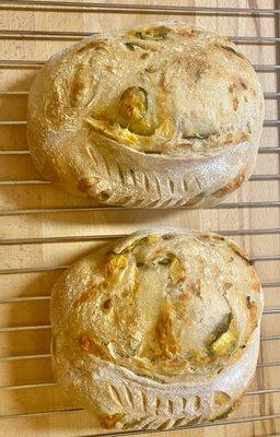 Jalapeno Cheddar Sourdough