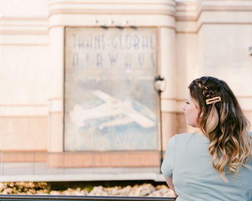 Senior picture shoot at Disney World