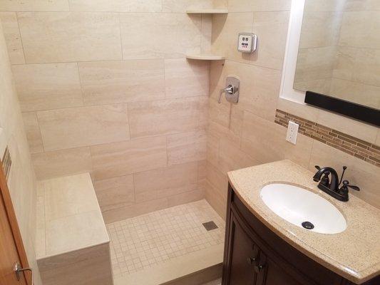 Custom steam shower will make you feel great after a work day!