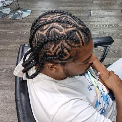 Men's designer braids styles