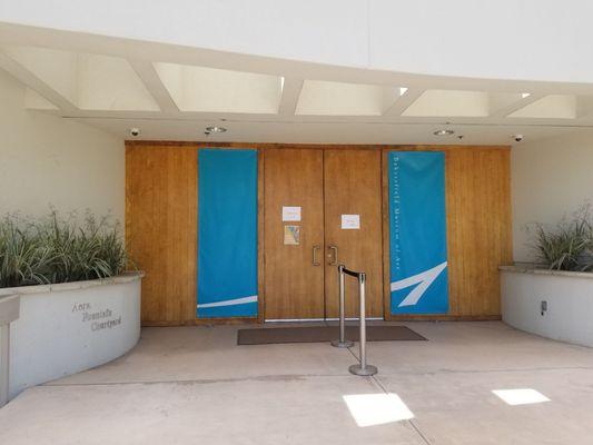 Entrance at Bakersfield Museum of Art