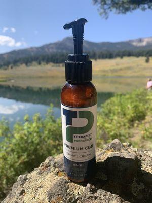 Therapist Preferred's CBD Sports Cream is perfect on the go!