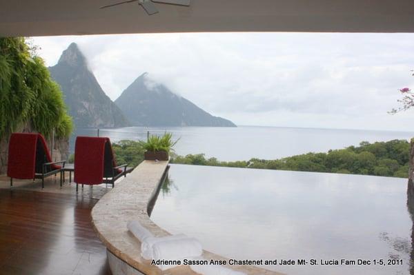 A room with a view of the Pitons, St. Lucia