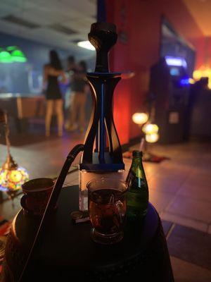 Hookah, Arabian mint tea