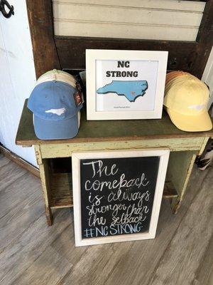 NC strong hats