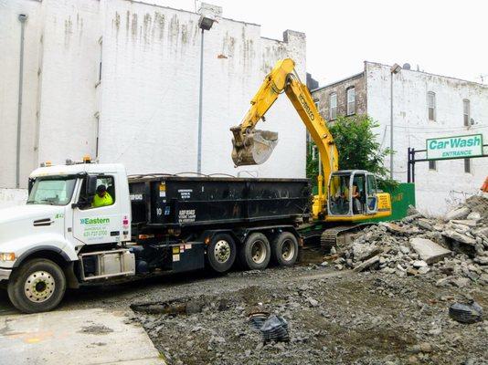 Excavation project in New York City