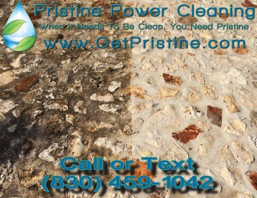 Rock or Stone Patio Power / Pressure Washing