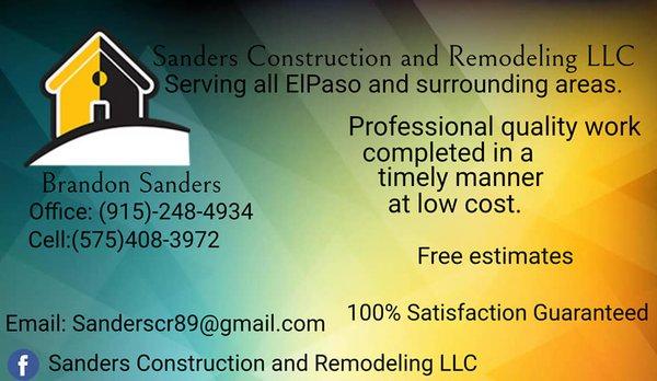 Sanders Construction and Remodeling