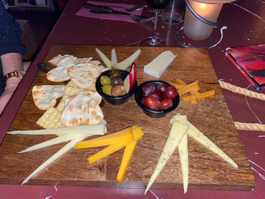 2 people cheese board