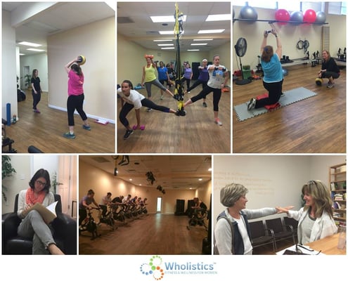 Wellness center offering group fitness, personal training, nutrition counseling, weight loss, acupuncture, psychotherapy, physical therapy..