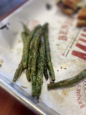 Flash fried green beans...a must try!! So good!