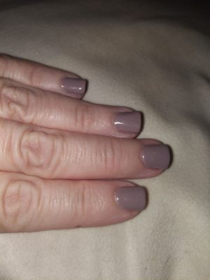 Basic gel nails.