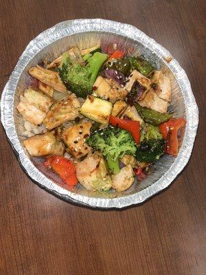 Chicken Teriyaki bowl (half)