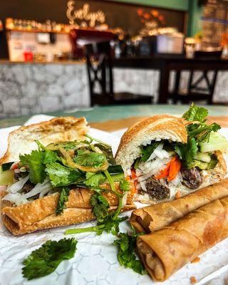 Korean beef banh mi