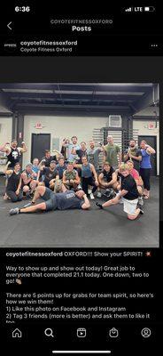 CrossFit Open 2021!! At the best gym in the world, with my all time favorite gym family!