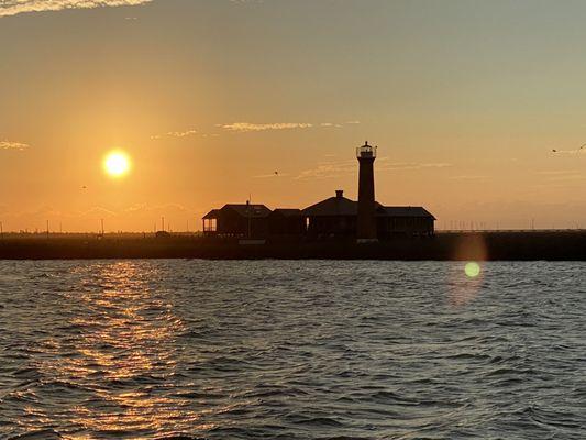 Sunset at the lighthouse